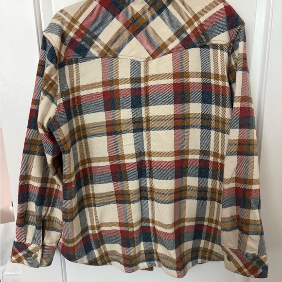 Plaid Women's Utility Jacket - Overland Sheepskin - Picture 3 of 3